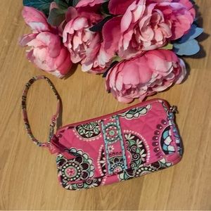 Vera Bradley Quilted Cupcake Carry All Wristlet